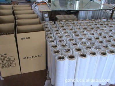 【供应PE拉伸缠绕膜、自粘捆箱包装膜】价格,厂家,图片,拉伸薄膜/缠绕薄膜,广州佳力包装材料制品厂